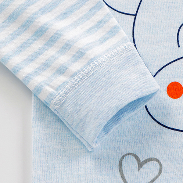 【9M-7Y】KIds Cartoon Printed Color Cotton Home Clothes