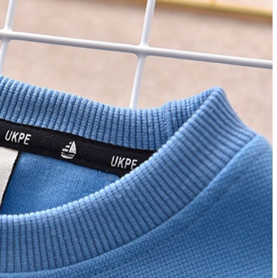 【12M-13Y】Kids Casual Cute Bear Pattern Round Neck Long Sleeve Sweatshirt - 4109