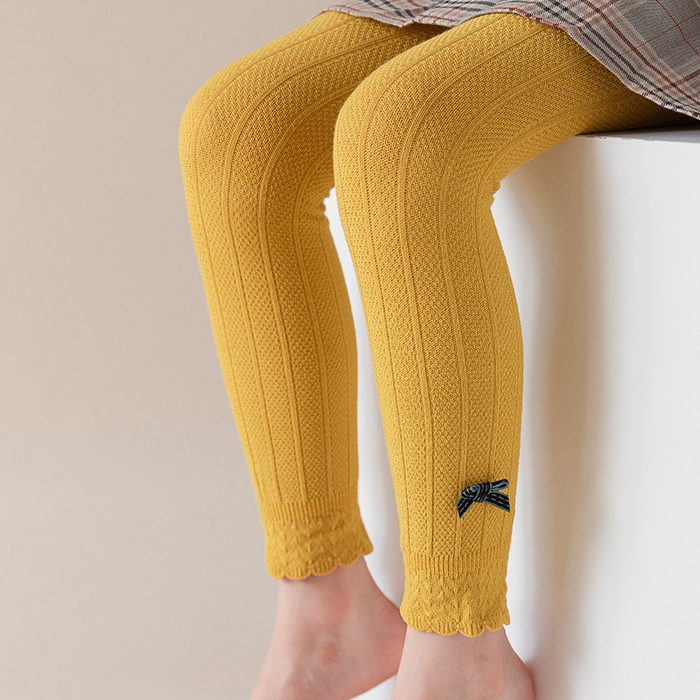 【1Y-11Y】Girls Fashion Bow Leggings