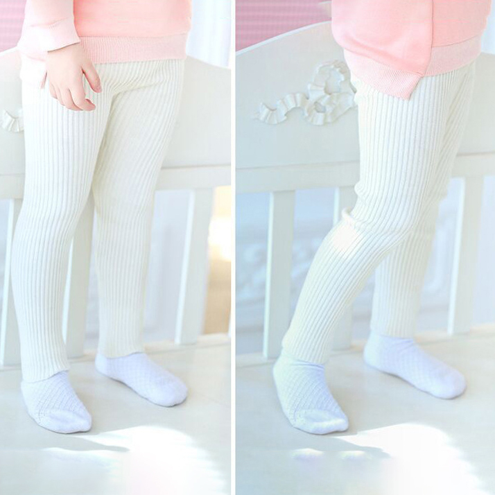 【18M-7Y】Girls Fashion Cotton Knit Leggings 【18M-7Y】Girls Fashion Cotton Knit Leggings