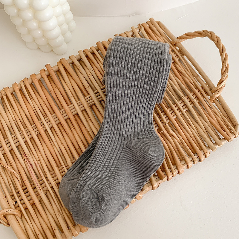【18M-8Y】Girls Fashionable Solid Color Cotton Comfortable Pantyhose 【18M-8Y】Girls Fashionable Solid Color Cotton Comfortable Pantyhose