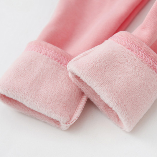 【18M-9Y】Girls Casual Thickened Fleece Leggings 【18M-9Y】Girls Casual Thickened Fleece Leggings