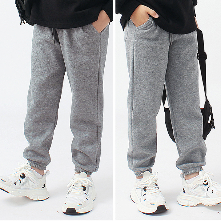 【4Y-12Y】Kids Casual Solid Color Comfortable Sweatpants 【4Y-12Y】Kids Casual Solid Color Comfortable Sweatpants