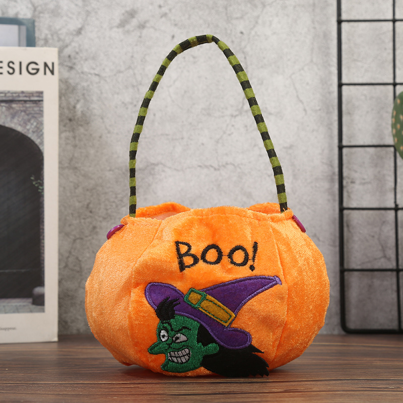 Kids Halloween Embroidery Candy Bag
