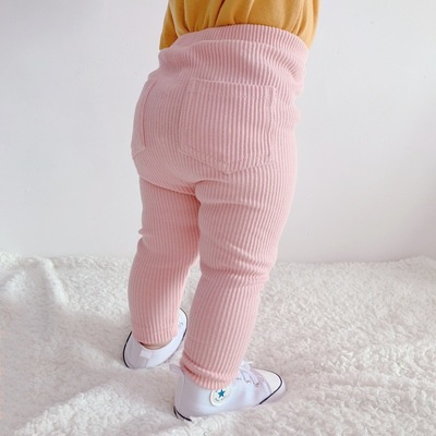 【12M-6Y】Girls Solid Color Comfortable Cotton Leggings