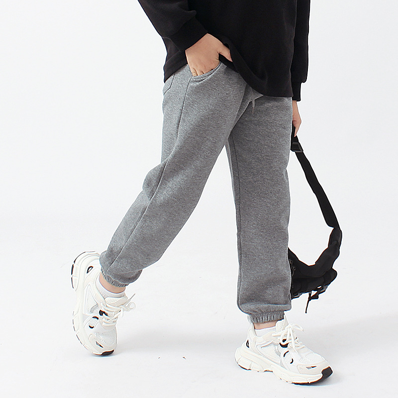 【4Y-12Y】Kids Casual Solid Color Comfortable Sweatpants 【4Y-12Y】Kids Casual Solid Color Comfortable Sweatpants