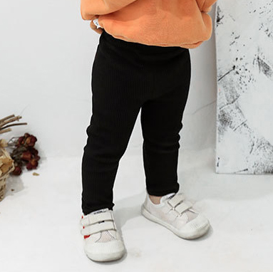 【12M-6Y】Girls Solid Color Comfortable Cotton Leggings