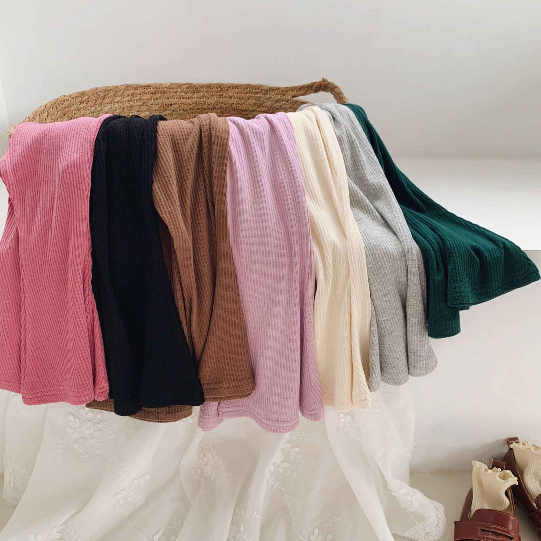 【18M-10Y】Girls Fashionable Solid Color Flared Pants 【18M-10Y】Girls Fashionable Solid Color Flared Pants