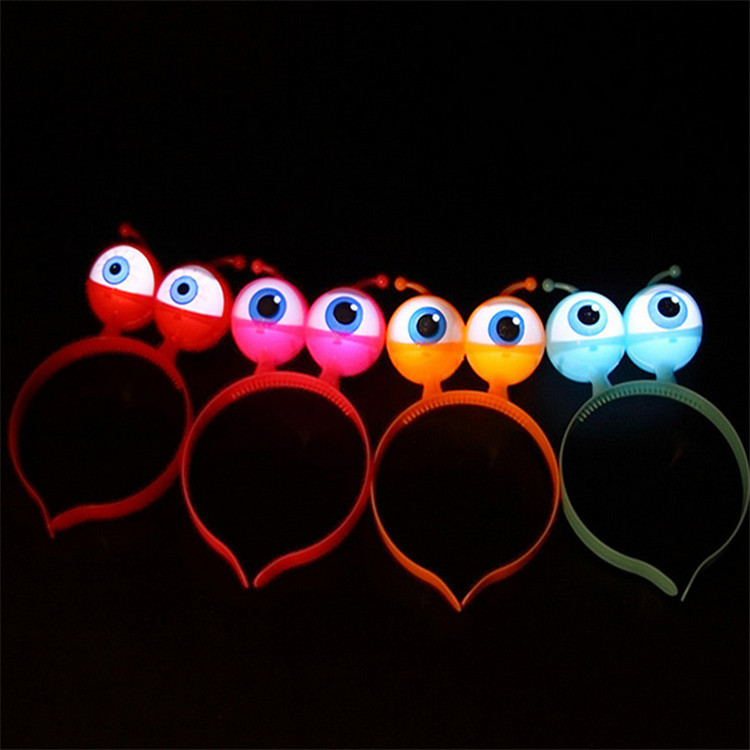 Kids Halloween LED Luminous Eyes Hair Band Kids Halloween LED Luminous Eyes Hair Band