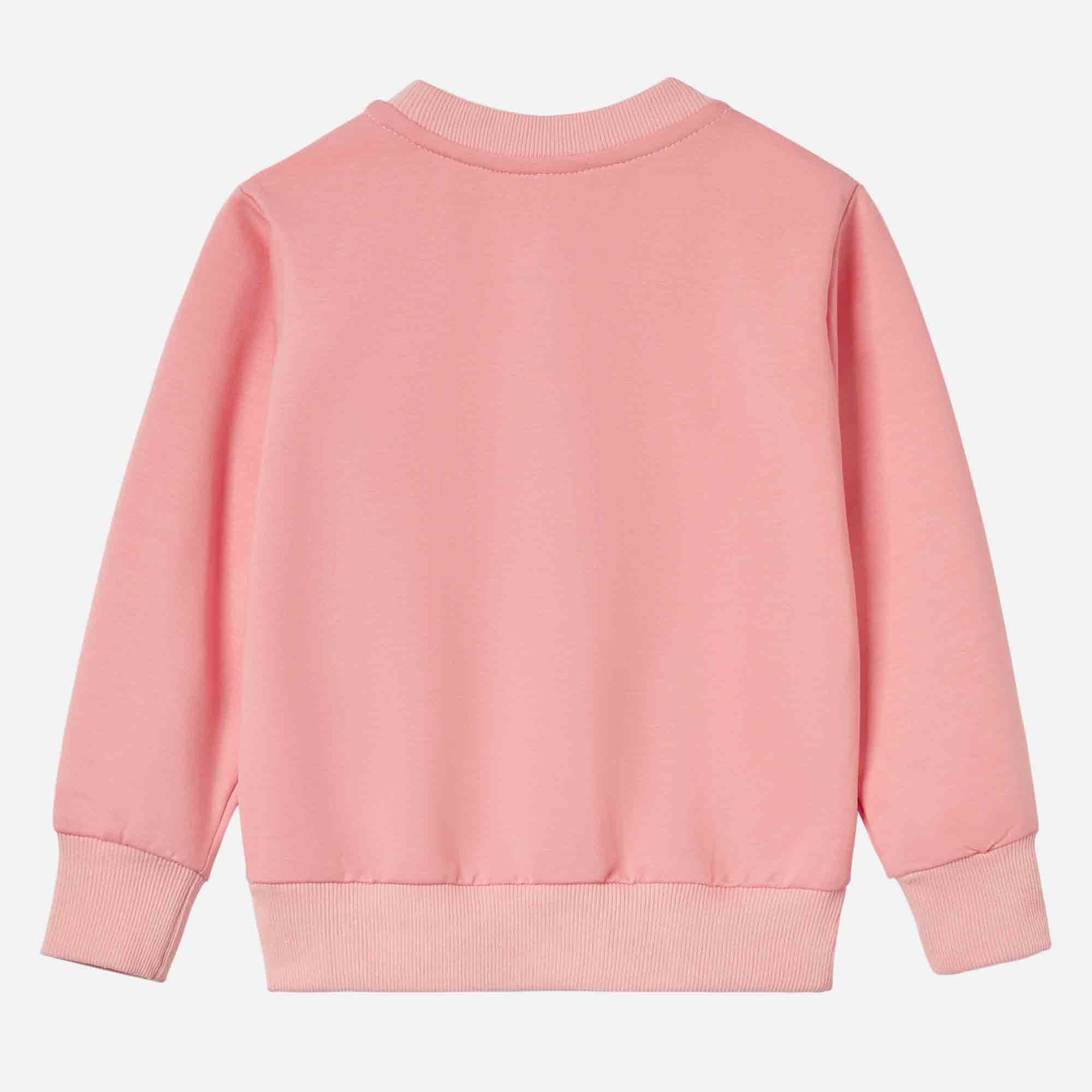 【12M-9Y】Girl Cotton Stain Resistant Ballerina Girl Print Long Sleeve Sweatshirt - 7206