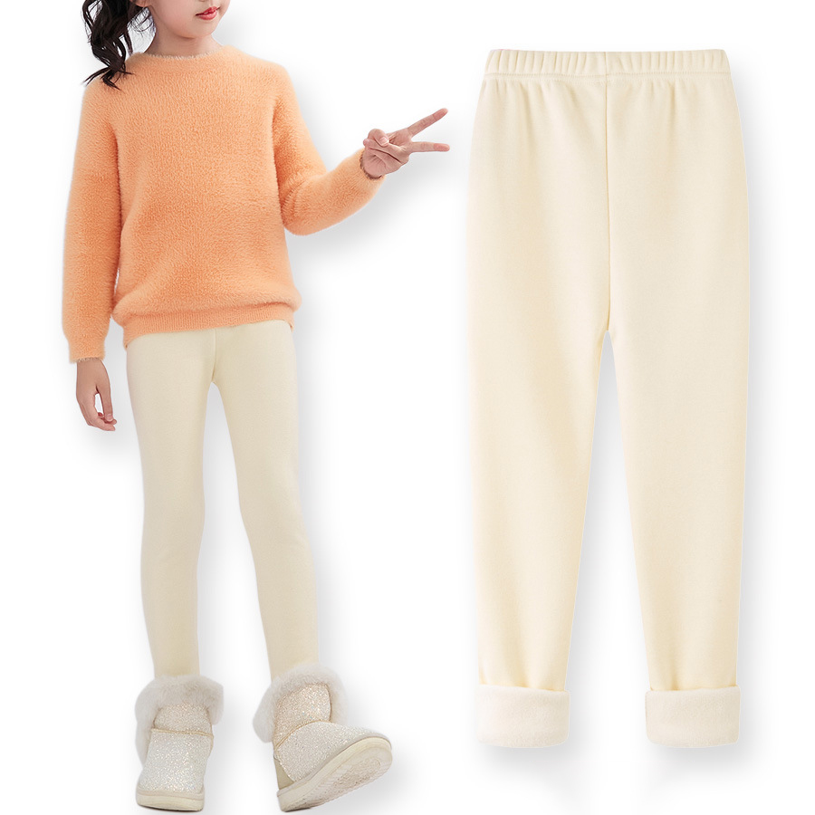 【2Y-10Y】Girls Multicolor Thick Leggings