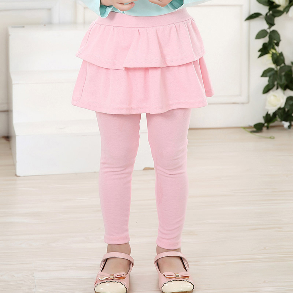 【2Y-11Y】Girls Multicolor Ruffle Leggings 【2Y-11Y】Girls Multicolor Ruffle Leggings