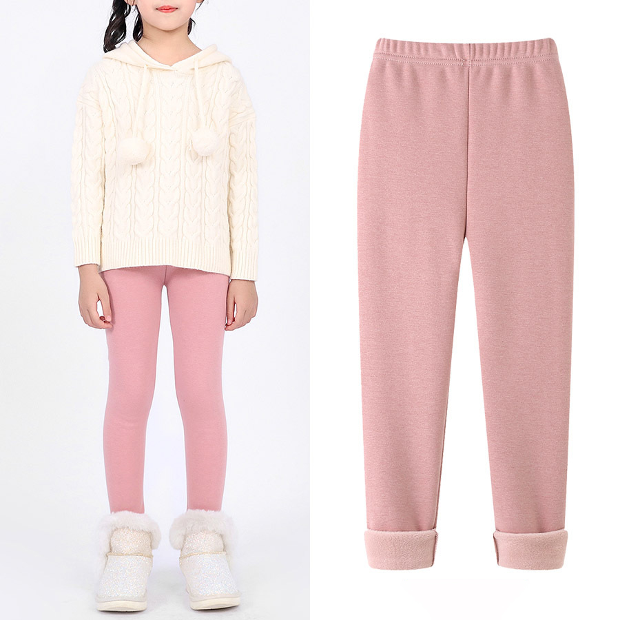 【2Y-10Y】Girls Multicolor Thick Leggings