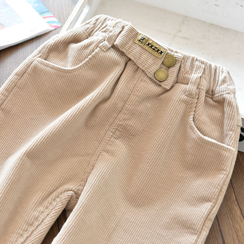 【18M-9Y】Girls Thick Corduroy Pants - 3216 【18M-9Y】Girls Thick Corduroy Pants - 3216